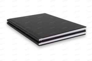 2522F3L07GQ Твёрдая термообложка, А3 альбом, размер 07 мм, черная  Unibind