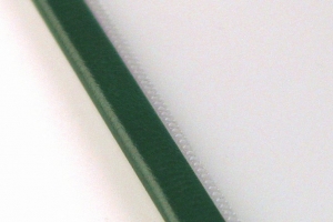 25200A403DG Прозрачная обложка, 03 мм, темно-зеленый кор. Unibind