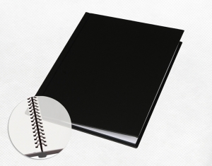 QWIRA3L12GQ Обложка, А3, альбом, 12 мм, черный (обложка+2 полоски с клеевой основой), 