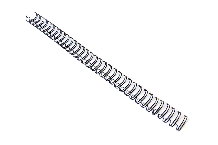PBW000111BA Пружинки Unibind 11,2 мм (до 100 листов) черный (100 шт.), металл