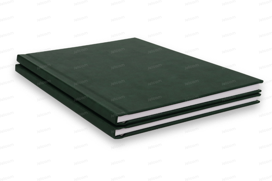 252904L40DG Твердая обложка UniHardCover A4, альбомная 40, тёмно-зеленая (черный форзац) (10 шт/упак)