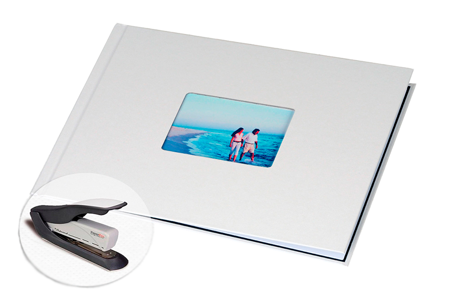 QMY7D0500D3 Обложка, А4 альбом, 5 мм, жемчужная (обложка + 2 пластик.листа с клеевой основой), 