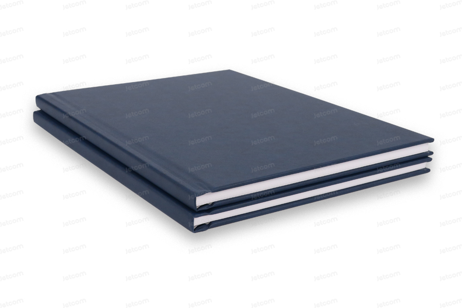 WRUJET00002 Твёрдая термообложка, A4, размер 50 мм, темно-синяя (картон - 1,9 мм) (10 шт/упак)